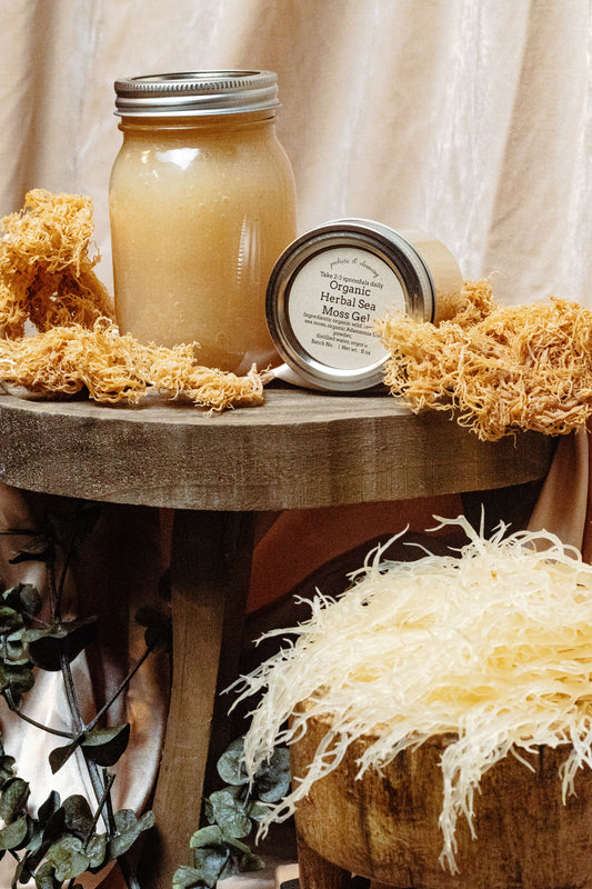 Organic African Herbal Sea Moss Gel (Prebiotic and cleansing)