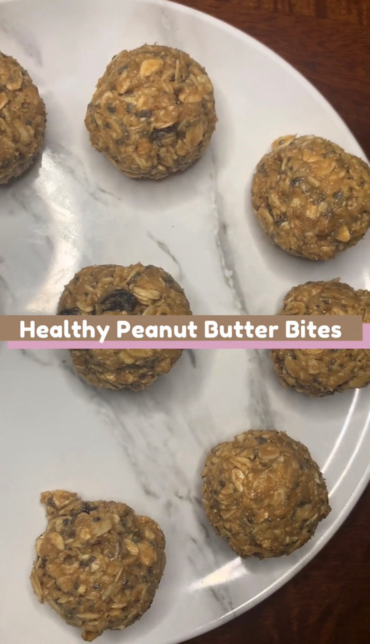 Healthy Peanut Butter Bites